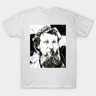 John Muir Black and White Portrait | John Muir Artwork 4 T-Shirt